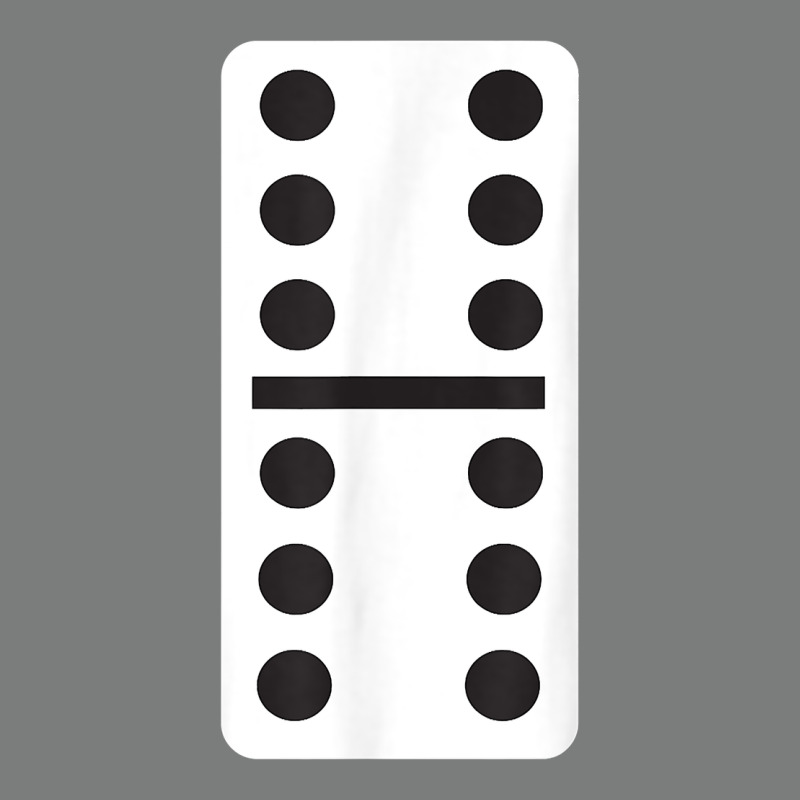 Double Six Dominoes Tshirt Halloween Costume 6 6 Domino Game T Shirt Premium Hoodie by baoMotion | Teevron