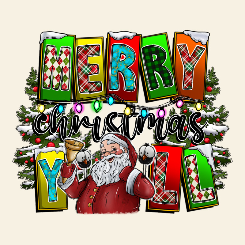 Merry Christmas Yall Vintage Tee by CowhideDigitalArt | Teevron