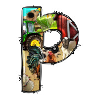 farm life alphabet lowercase letters p | Teevron