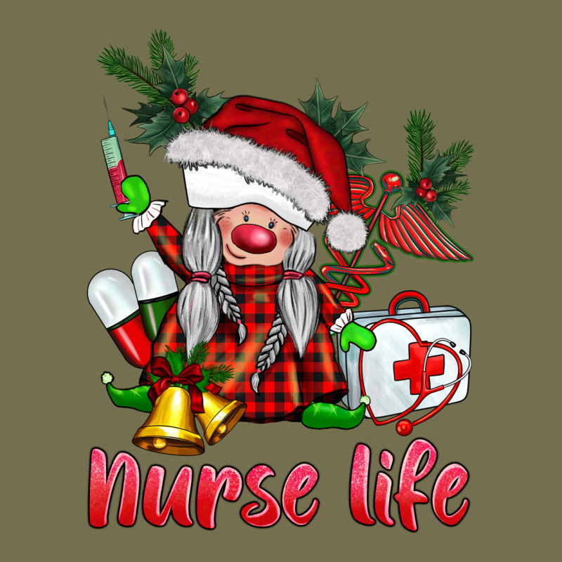 Christmas Nurse Life Gnome Vintage Hoodie by BarkalooDesign | Teevron