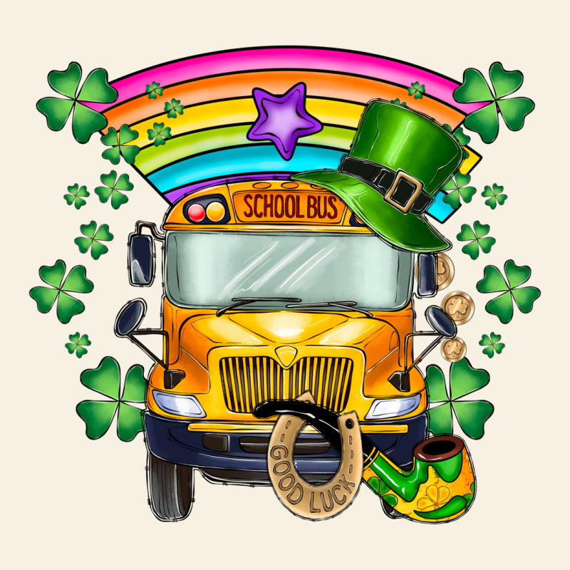 St. Patricks Day School Bus Vintage Tee by SublimationCraftShop | Teevron