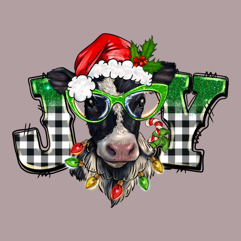 Christmas Joy Black And White Cow Vintage Hoodie by BarkalooDesign | Teevron