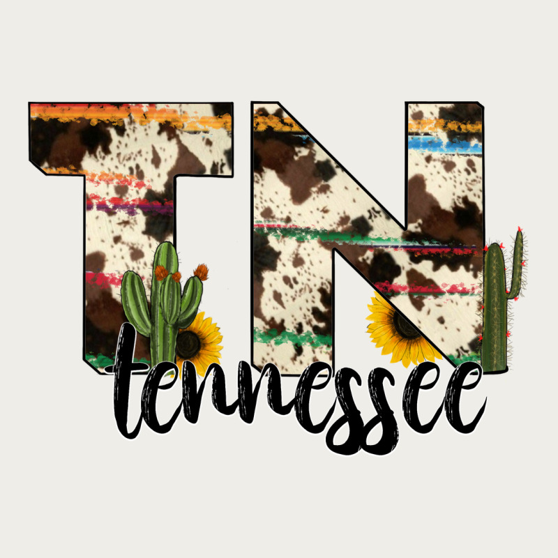 Tenesse State Cowhide Serape Cactus Zipper Hoodie by RanaPortraitStore | Teevron