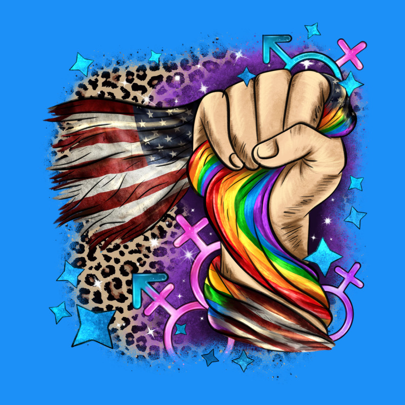 Lgbtq+ And American Flag Classic Tee by FaDigitalArtStudio | Teevron