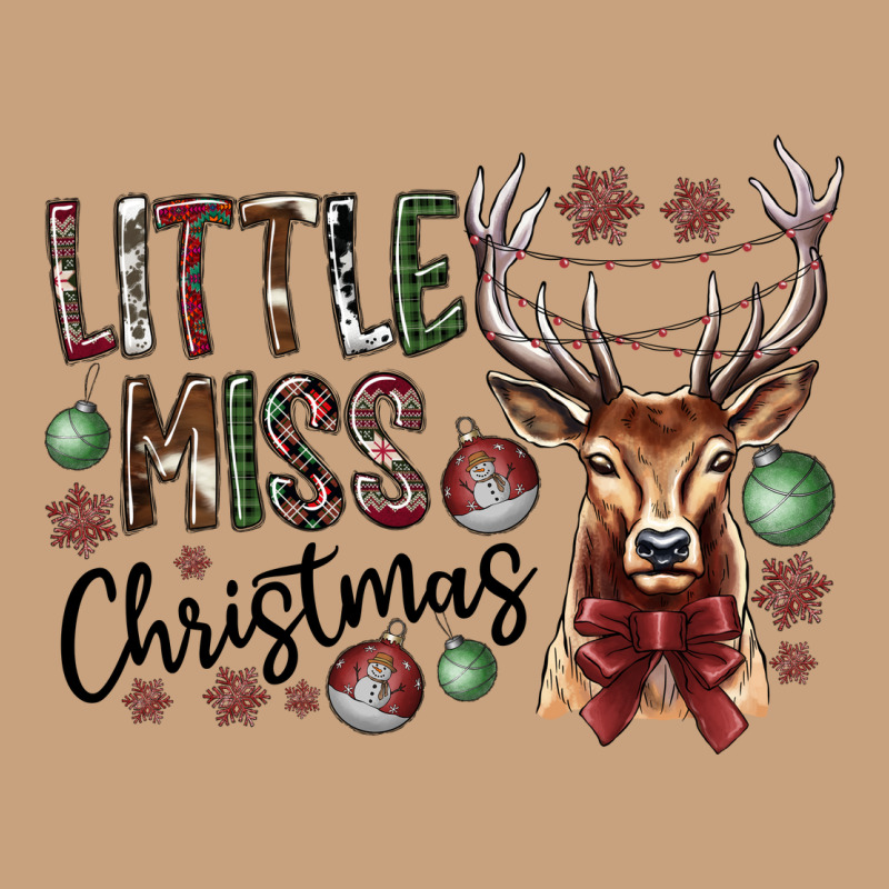 Little Miss Christmas Vintage Tee by CowhideDigitalArt | Teevron