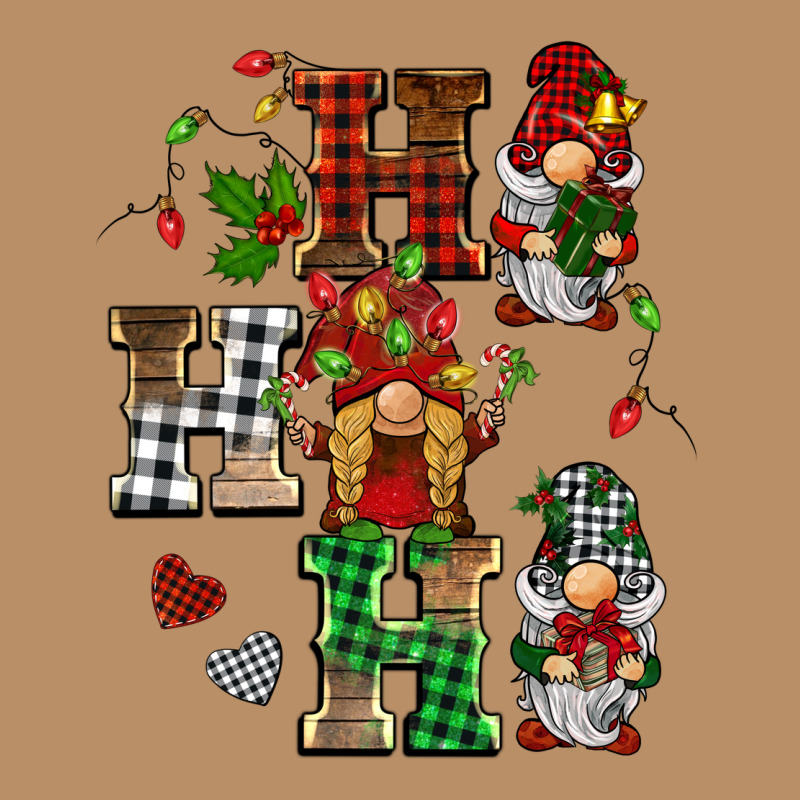Christmas Ho Ho Ho Gnomes Vintage Hoodie by BarkalooDesign | Teevron