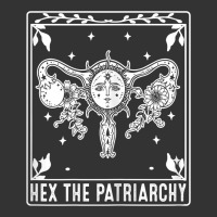 womens hex the patriarchy uterus tarot card halloween feminist t shirt | Teevron