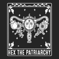 Womens Hex The Patriarchy Uterus Tarot Card Halloween Feminist T Shirt Premium Hoodie | Teevron