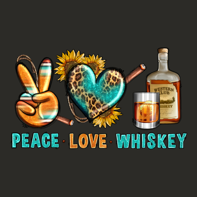 Peace Love Whiskey Heavy Core Tee by BundleAndBundleShop | Teevron