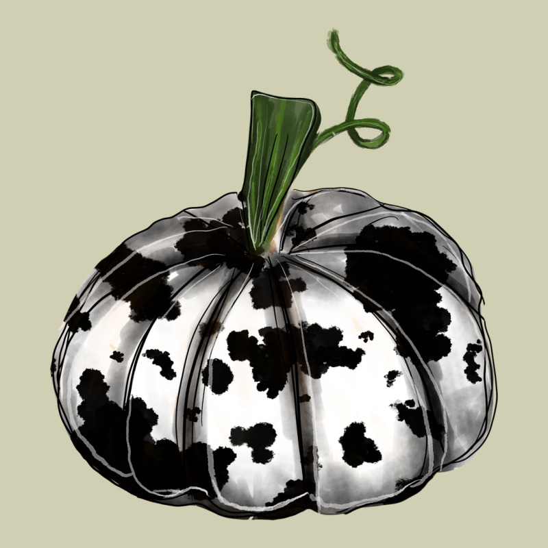 Watercolor Cowhide Halloween Pumpkin Heavy Core Tee by RanaPortraitStore | Teevron