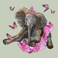 Baby Elephant With Tutu Ladies Tee | Teevron