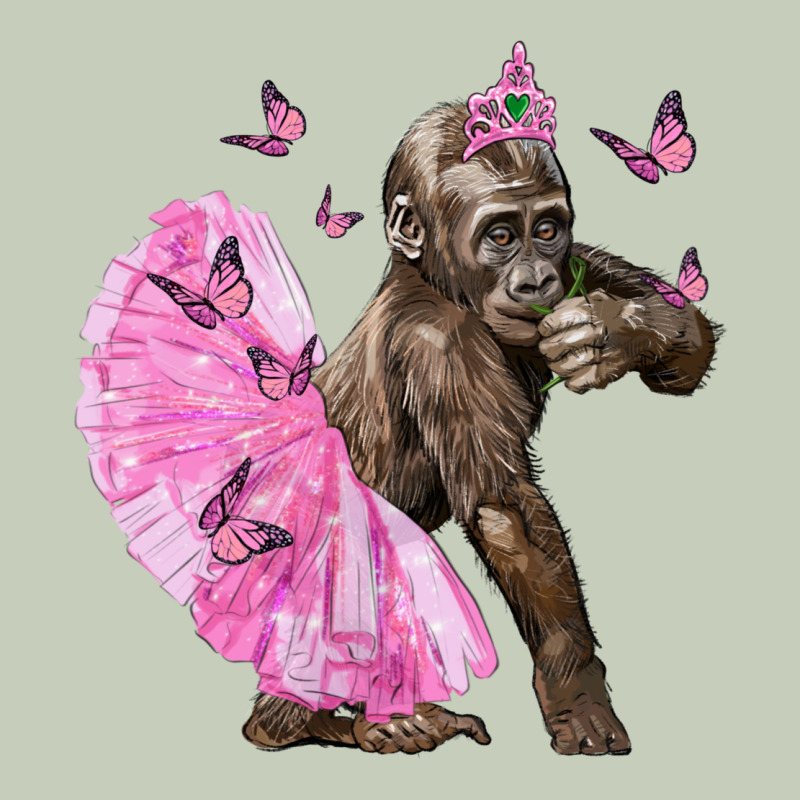 Baby Gorilla With Tutu Ladies Tee by LillyAllenDesigns | Teevron