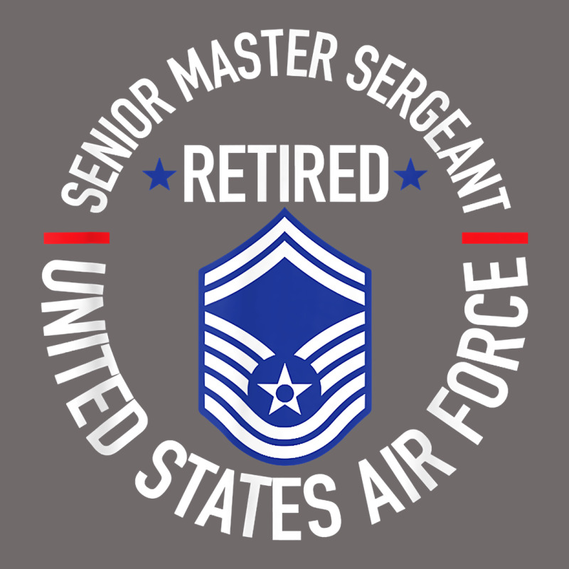 Senior Master Sergeant Retired Air Force Retirement Gifts T Shirt Urban Heavy Tee by DesignPulse | Teevron
