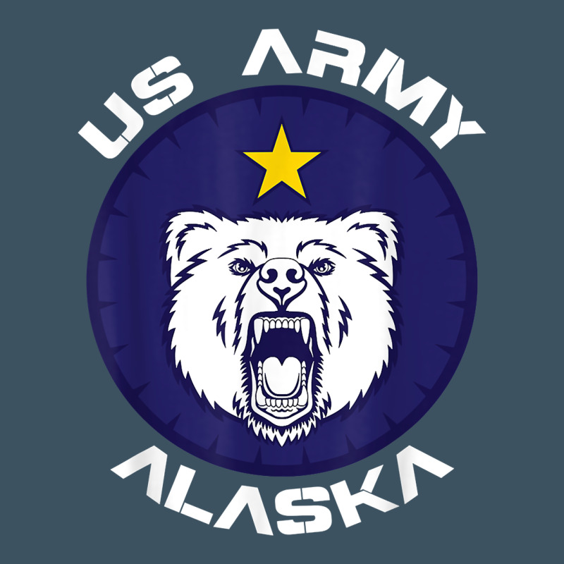 Us Army Alaska Polar Bear Patch T Shirt Urban Heavy Tee by DesignPulse | Teevron