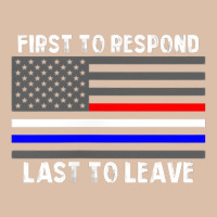 Police Fire Ems First Responder American Flag Firefighter T Shirt Urban Heavy Tee | Teevron