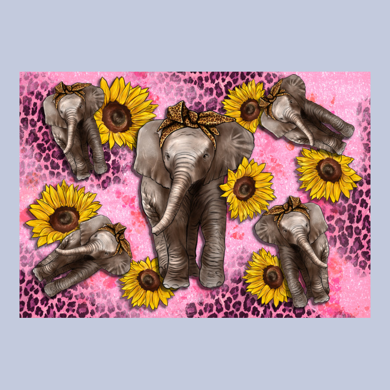 Baby Elephant Sunflowers Kid's Bottle Long Sleeve Tee by Artiststas | Teevron
