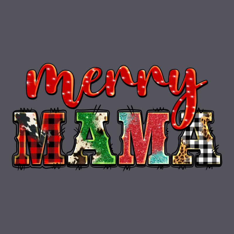 Christmas Merry Mama Vintage Hoodie by BarkalooDesign | Teevron