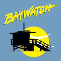 Baywatch Lifeguard Tower Sunset   Baywatch Urban Heavy Tee | Teevron
