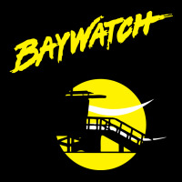 Baywatch Lifeguard Tower Sunset   Baywatch Urban Heavy Tee | Teevron
