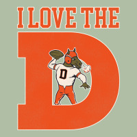 I Love The D Broncos Football Quote Urban Heavy Tee | Teevron