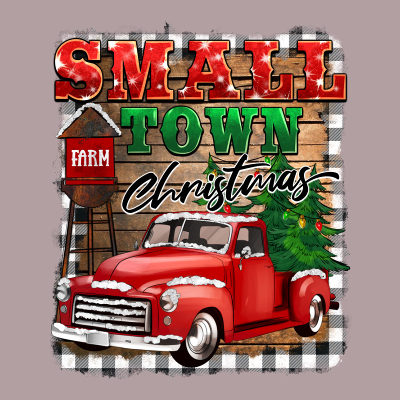 Small Town Christmas Vintage Hoodie by BarkalooDesign | Teevron