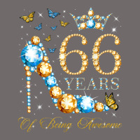 66th Birthday 66 Years Of Being Awesome 66 Years Old Woman Urban Heavy Tee | Teevron