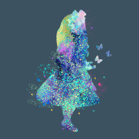 Watercolor Splatter Alice In Wonderland T Shirt Design Urban Heavy Tee | Teevron