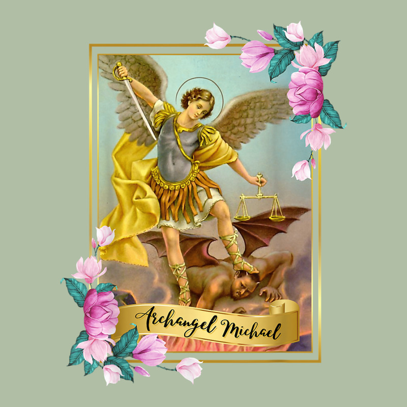St Michael The Archangel - Protector Catholic Church Angel Urban Heavy Tee by PixelWave | Teevron