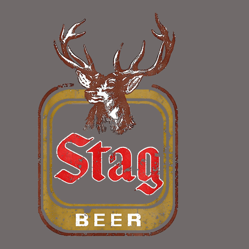 Vintage Stag Beer, Distressed Urban Heavy Tee by Craftify | Teevron