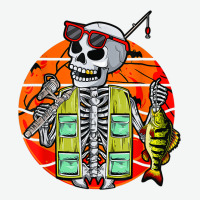 Skeleton Fishing Lover Moon Halloween Costume Fish Urban Heavy Tee | Teevron