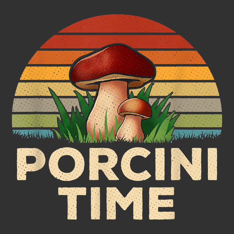Vintage Sunset Porcini Mushroom Hunting Boletus Edulis T Shirt Urban Heavy Tee by Craftify | Teevron