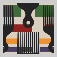 Afro Comb Seamless Pattern Premium Tee | Teevron