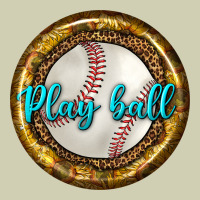 Baseball With Sunflower Round Earrings Heavy Core Tee | Teevron