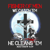 Fisher Of Men We Catch  Em He Cleans  Em Matthew 4 19 Urban Heavy Tee | Teevron