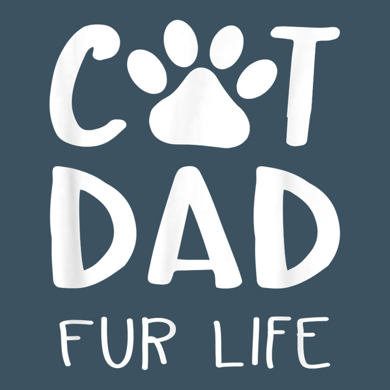 Funny Cat Dad Fathers Day Gift Shirt Fur Life Cat Tee Urban Heavy Tee by InspiraDesign | Teevron