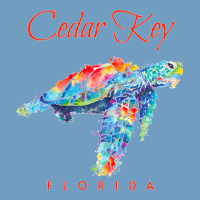 Cedar Key Florida Watercolor Sea Turtle Sweatshirt Urban Heavy Tee | Teevron