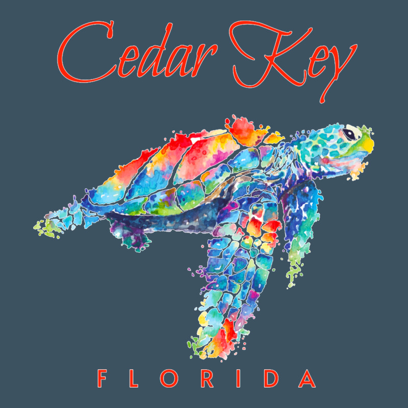 Cedar Key Florida Watercolor Sea Turtle Sweatshirt Urban Heavy Tee by InspiraDesign | Teevron
