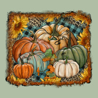 Pumpkins With Sunflowers Urban Heavy Tee | Teevron