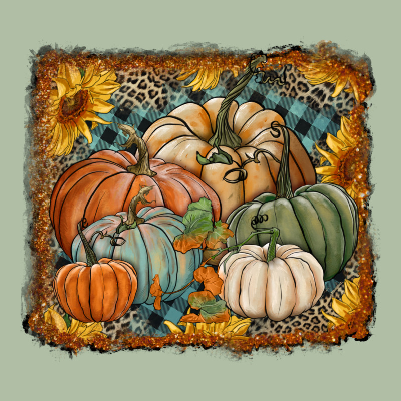 Pumpkins With Sunflowers Urban Heavy Tee by RanaPortraitStore | Teevron