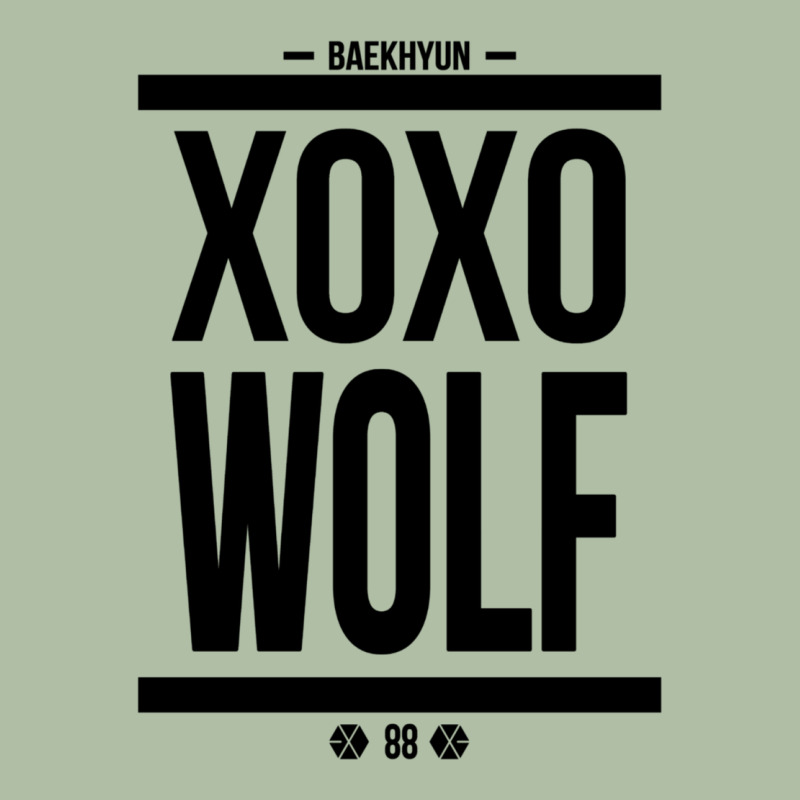 Exo Wolf  Baekhyun 88  Kpop Text Style Urban Heavy Tee by ArtChic | Teevron