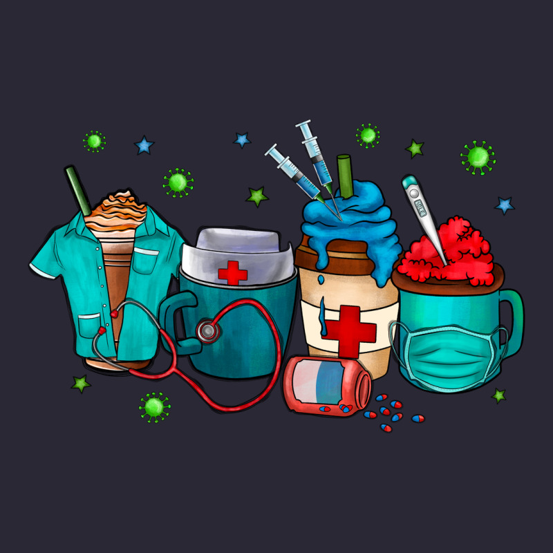 Nurse Drink Coffee Vintage Tee by CowhideDigitalArt | Teevron