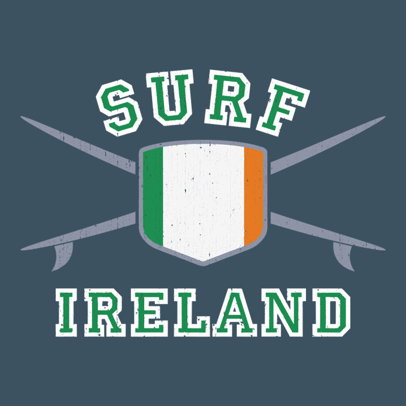Ireland Surfing Hoodie  Irish Flag Surfboards Design Urban Heavy Tee by ArtChic | Teevron