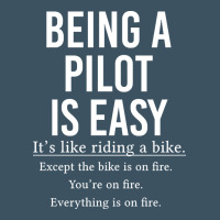 Funny Pilot Gift Being A Pilot Is Easy Urban Heavy Tee | Teevron