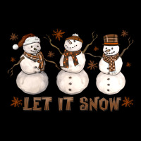 Let It Snow Snowmen Ladies Tee | Teevron