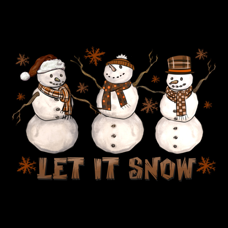 Let It Snow Snowmen Ladies Tee by LillyAllenDesigns | Teevron