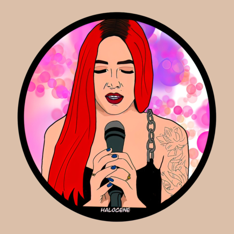 Red Hair Girl Singing Urban Heavy Tee by ArtChic | Teevron