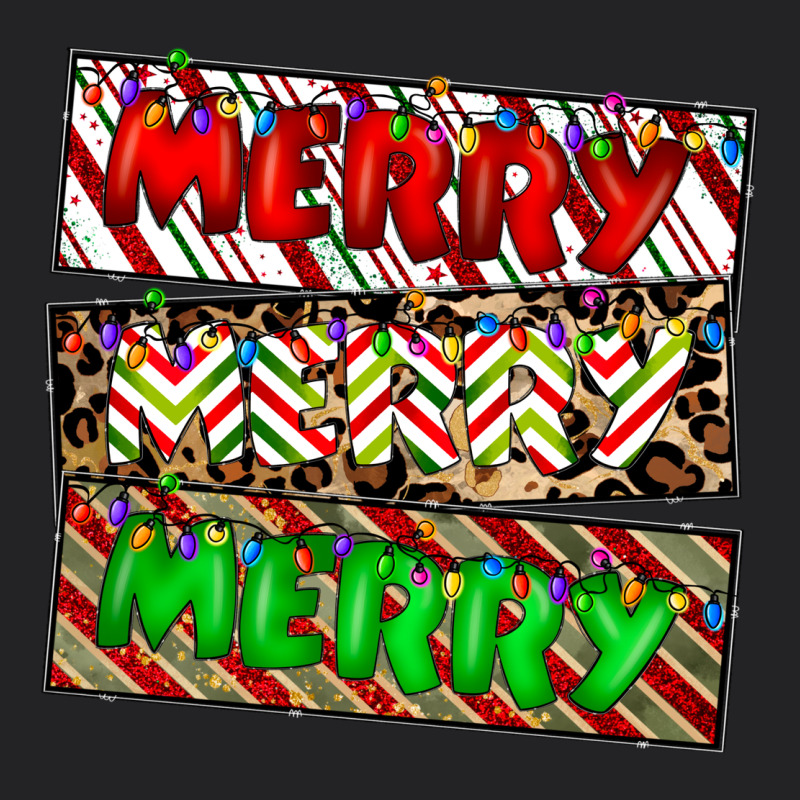 Merry Merry Merry Vintage Tee by CowhideDigitalArt | Teevron