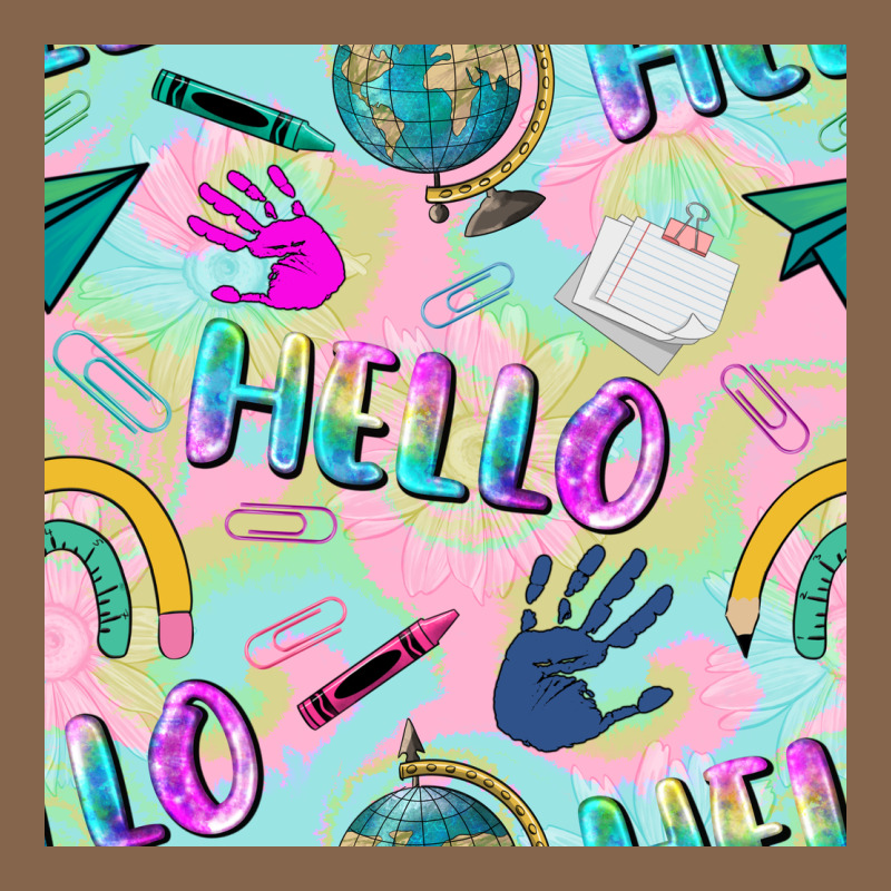 Hello Kindergarten Seamless Pattern Premium Tee by BundleAndBundleShop | Teevron
