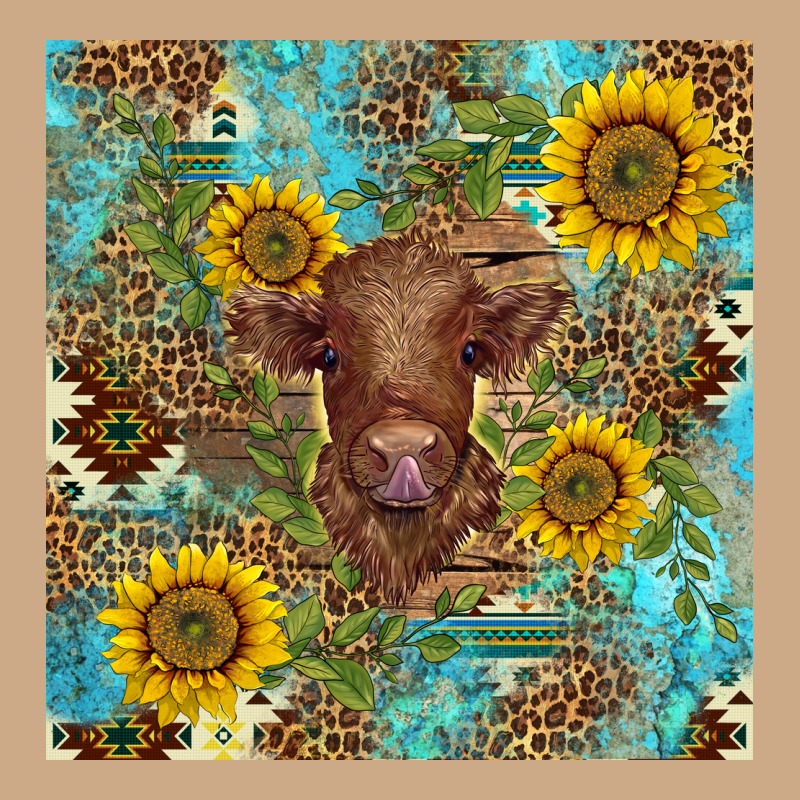 Western Highland Cow Vintage Hoodie by BarkalooDesign | Teevron
