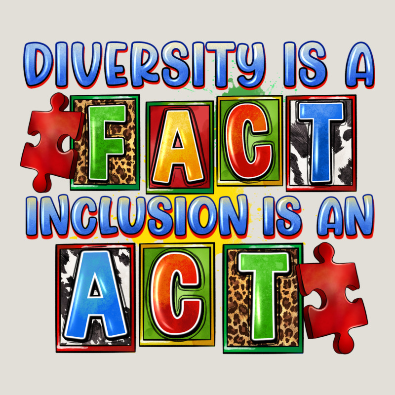 Diversity Is A Fact Indesion Is An Act Heavy Core Tee by FaDigitalArtStudio | Teevron